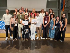 Foto de familia tras la entrega de premios