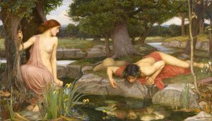 Eco y Narciso - John William Waterhouse, Public domain, via Wikimedia Commons